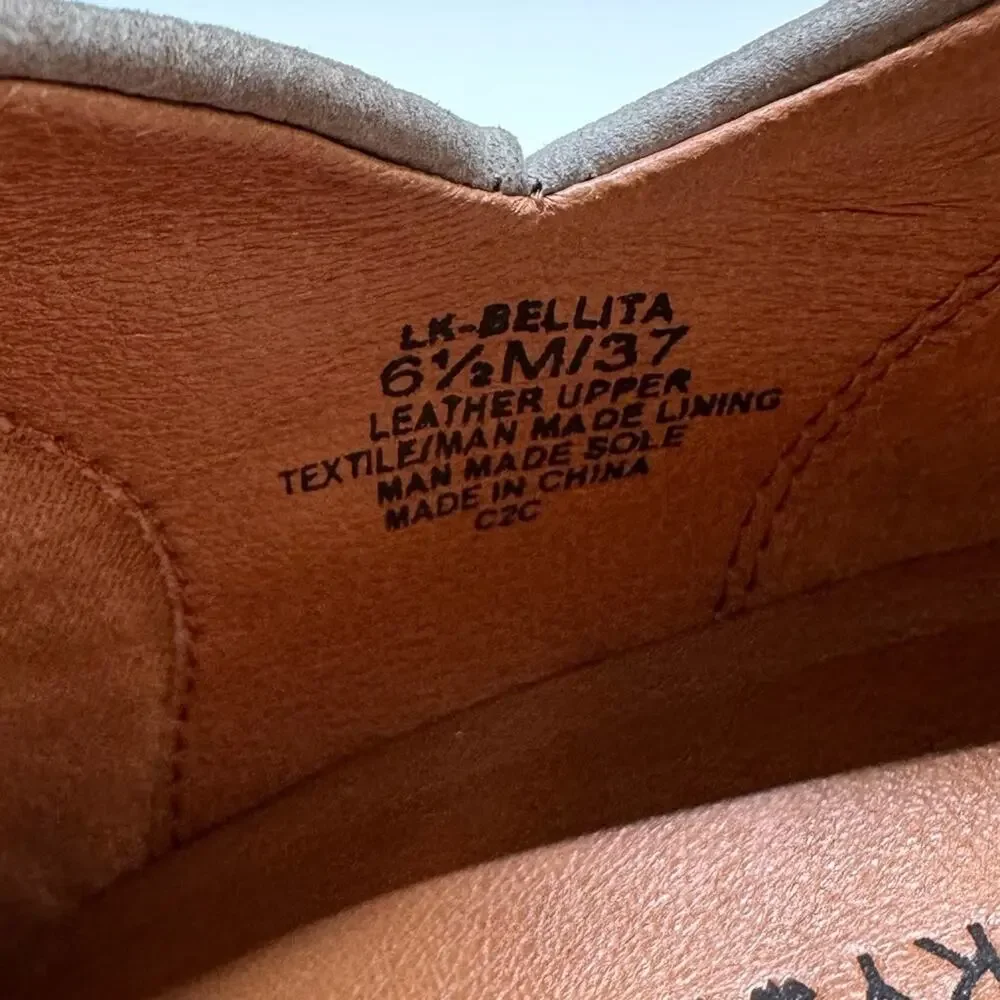 NWOB | Lucky Brand | Bellita Booties | Taupe | Size 6.5 M